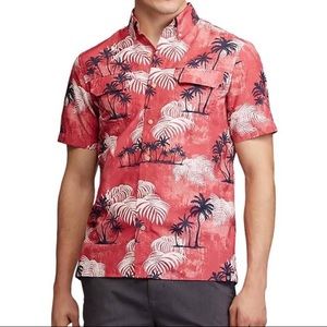 Chaps SPF 50+ Sun Protection Palm Tree Shirt